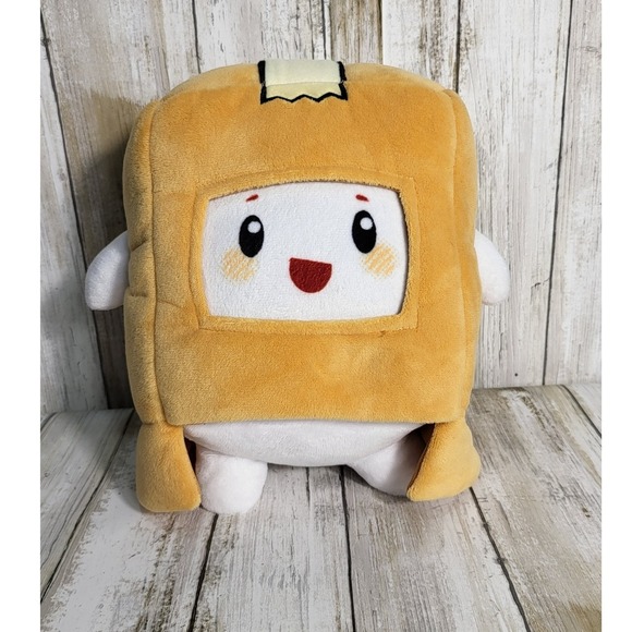 10' Lankybox Boxy Plush Toy Pillow Soft Stuffed Animal Yellow Cartoon - Picture 3 of 7